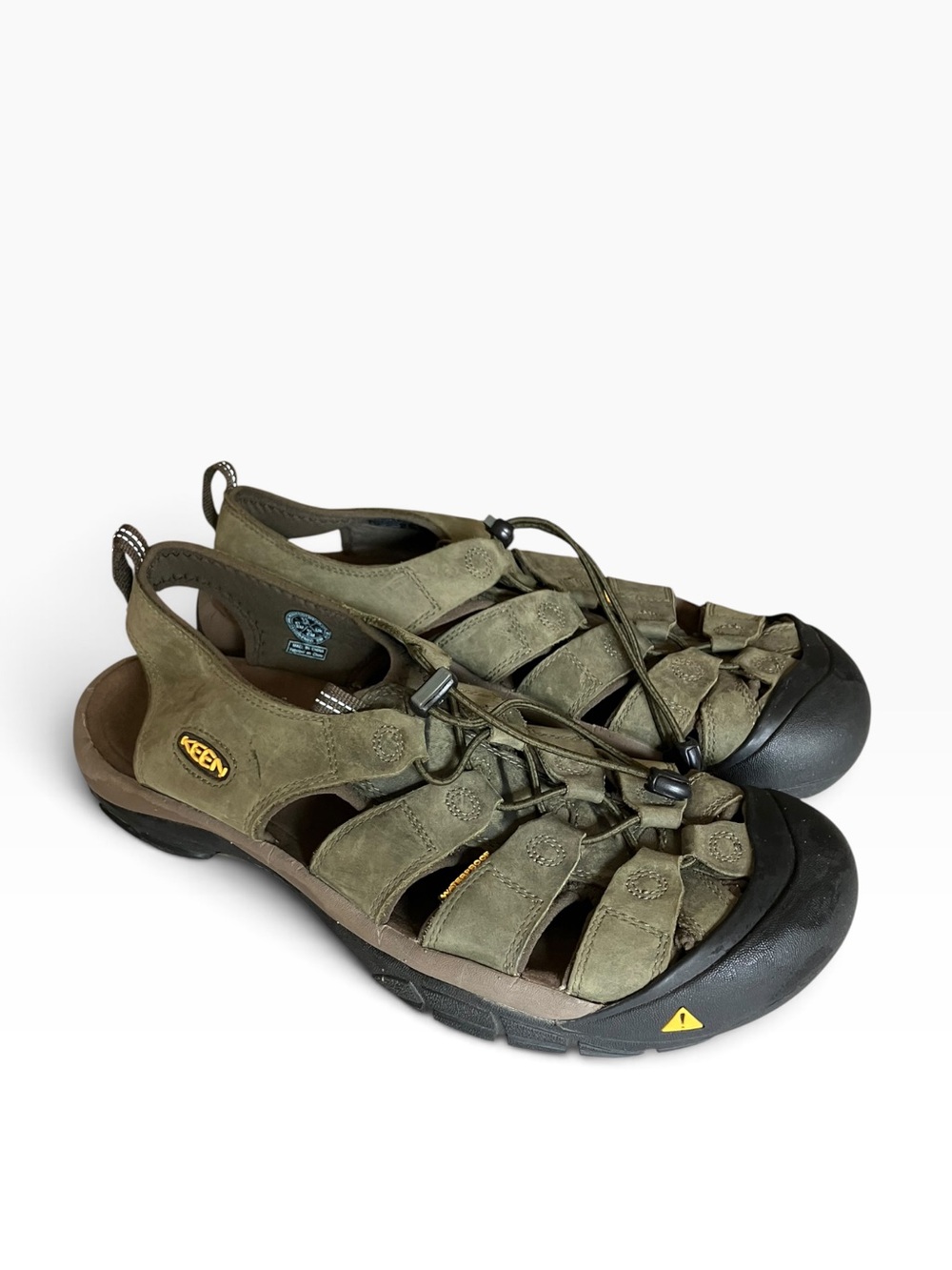 KEEN Sandals Men’s Newport Olive Green Waterproof Closed Toe 110220 SIZE 13